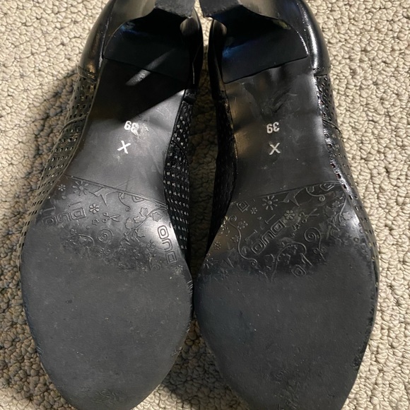 Perforated leather stiletto lace up shoes 39 Wide from Duo Boots UK - Picture 4 of 6